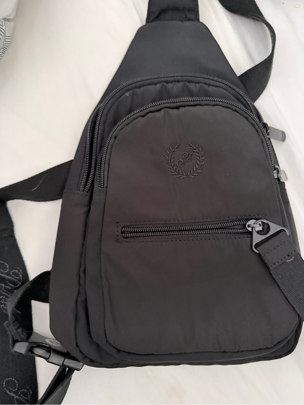 PINK Victoria's Secret Black Crossbody Sling Bag